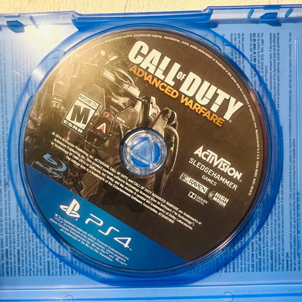 Call of Duty Advanced Warfare Day Zero Edition PS4 PlayStation 4 COD Game Disc